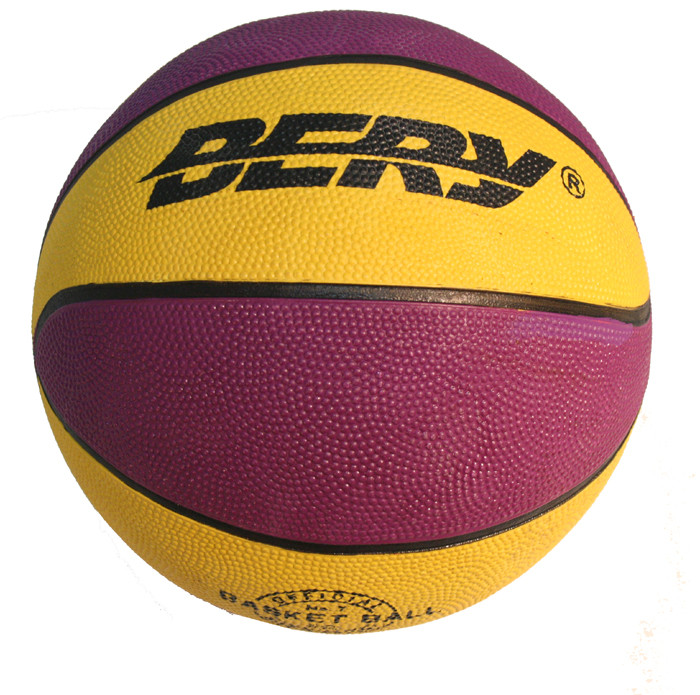 Unisex Indoor Outdoor Performer Purple & Yellow Basket Ball Size 7