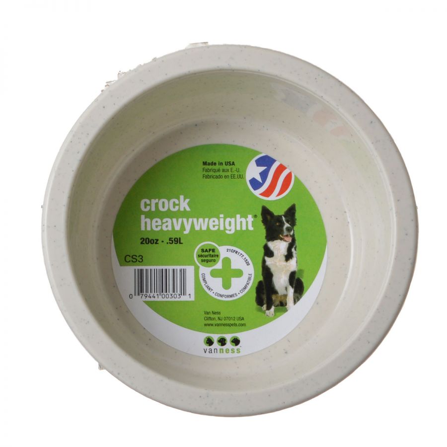 Van Ness Crock Heavyweight Dish - Medium - 6 Diameter 20 oz