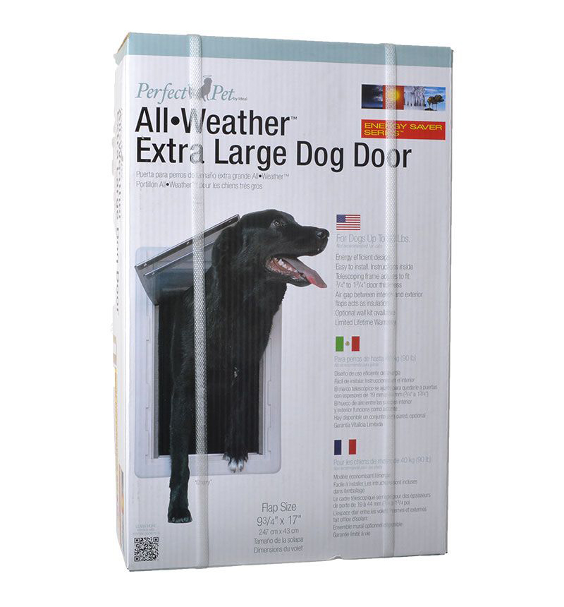 Perfect Pet All Weather Pet Door - X-Large - 9.75W x 17H