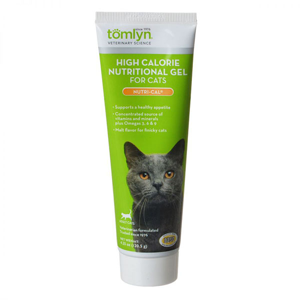 Tomlin Nutri-Cal High Calorie Nutritional Gel for Cats - 4.25 oz