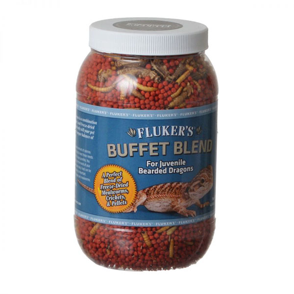 Flukers Buffet Blend for Juvenile Bearded Dragons - 4.4 oz - 2 Pieces