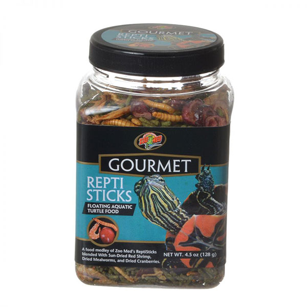 Zoo Med Gourmet Repti Sticks Floating Aquatic Turtle Food - 4.5 oz - 2 Pieces