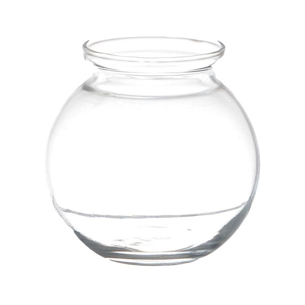 Anchor Hocking Regular Ivy Fish Bowl - 4 in. Diameter - 5 Pieces