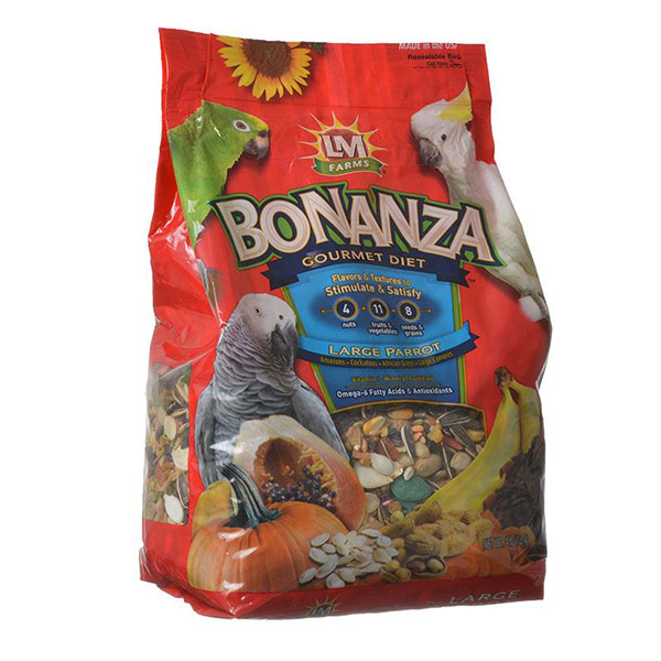 LM Animal Farms Bonanza Large Parrot Diet - 4 lbs