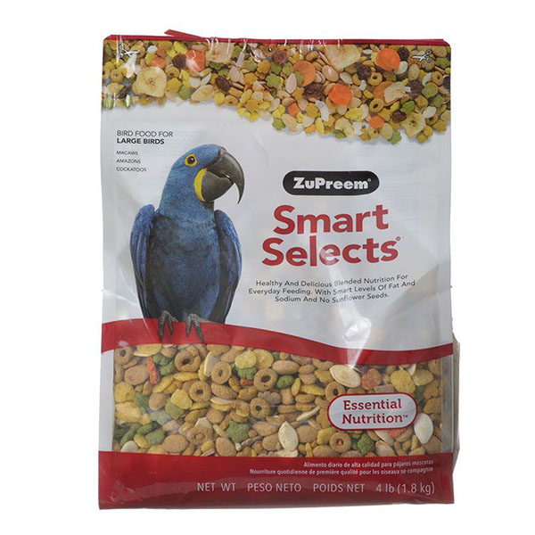 ZuPreem Smart Selects Bird Food for Large Birds - 4 lbs