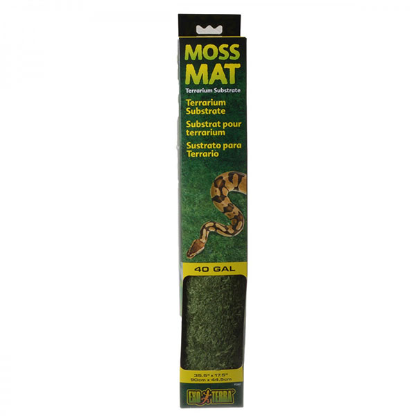 Exo-Terra Moss Mat Terrarium Substrate - 40 Gallon - 35.5 in. L x 17.5 in. W