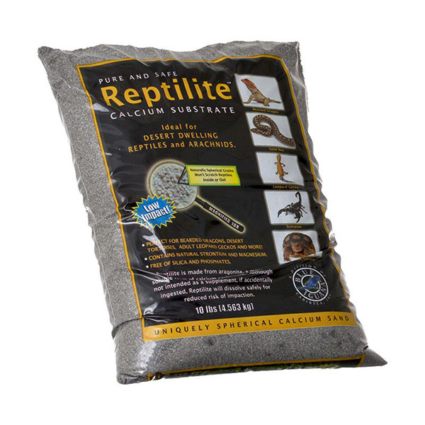 Blue Iguana Reptilite Calcium Substrate for Reptiles - Smokey Sands - 40 lbs - 4 x 10 lb Bags