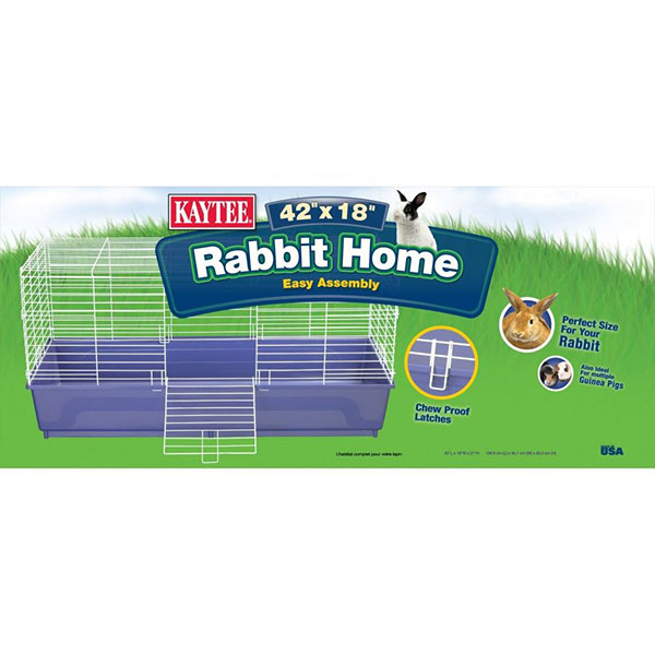 Kaytee Rabbit Home - 42 in. L x 18 in. W x 19.5 in. H