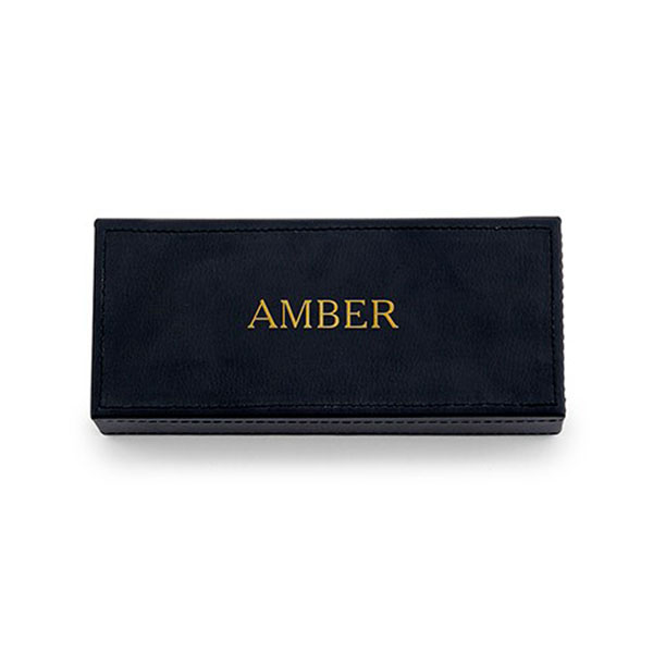 Vegan Leather Jewellery Box - Custom Emboss
