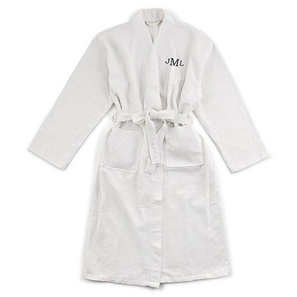 Cotton Kimono Men's Robe - White