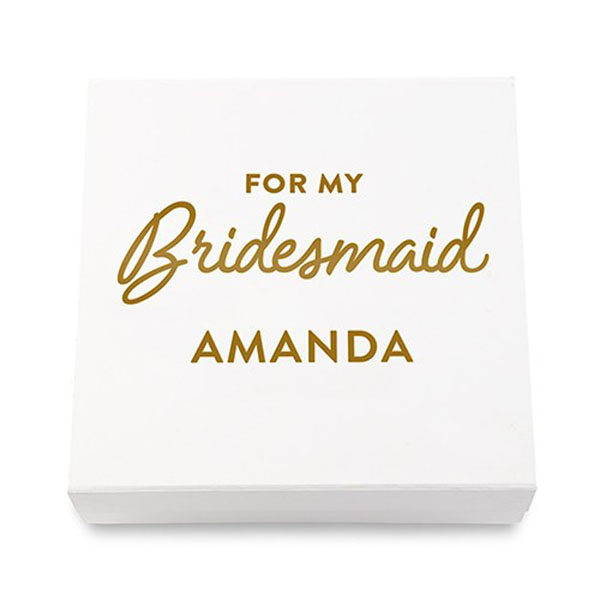 Premium Gift Box - Bridesmaid In Metallic Gold