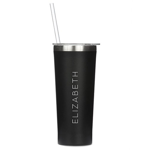 Stainless Steel Tumbler - Contemporary Vertical Line