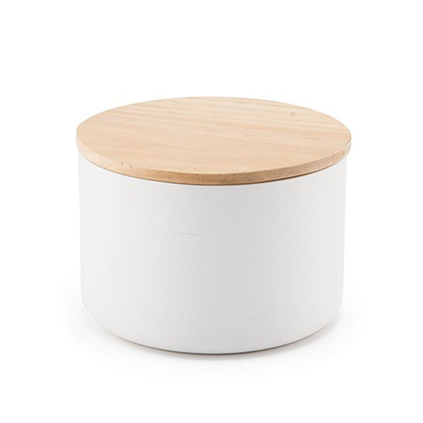 Round Wooden Keepsake Box With Lid