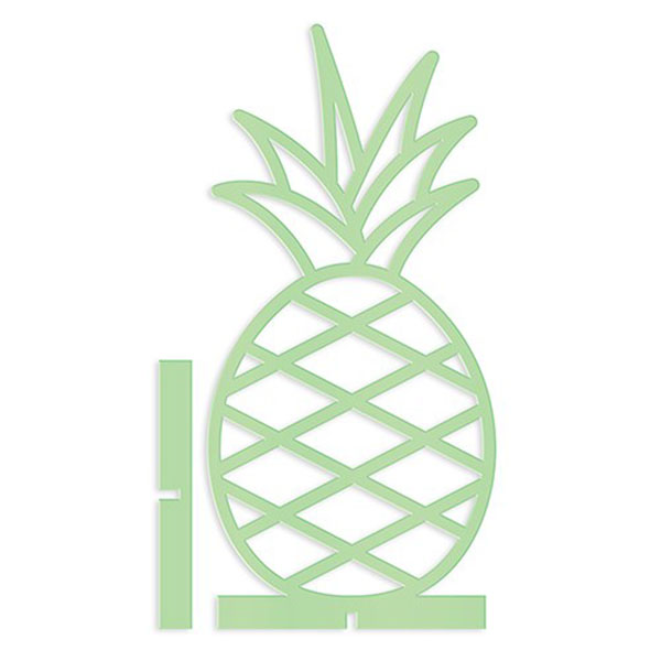 Acrylic Pineapple - Tabletop Decoration In Daiquiri Green