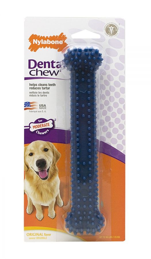 Nylabone Dental Chew Bone - Chicken Flavor - Giant 1 Pack
