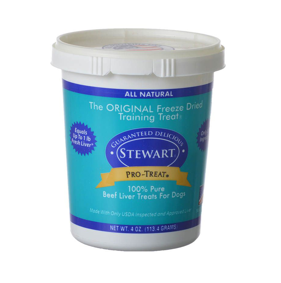 Gimborn Stewart 100 Percent Pure Beef Liver Pro-Treats for Dogs - 4 oz - 3 Pieces