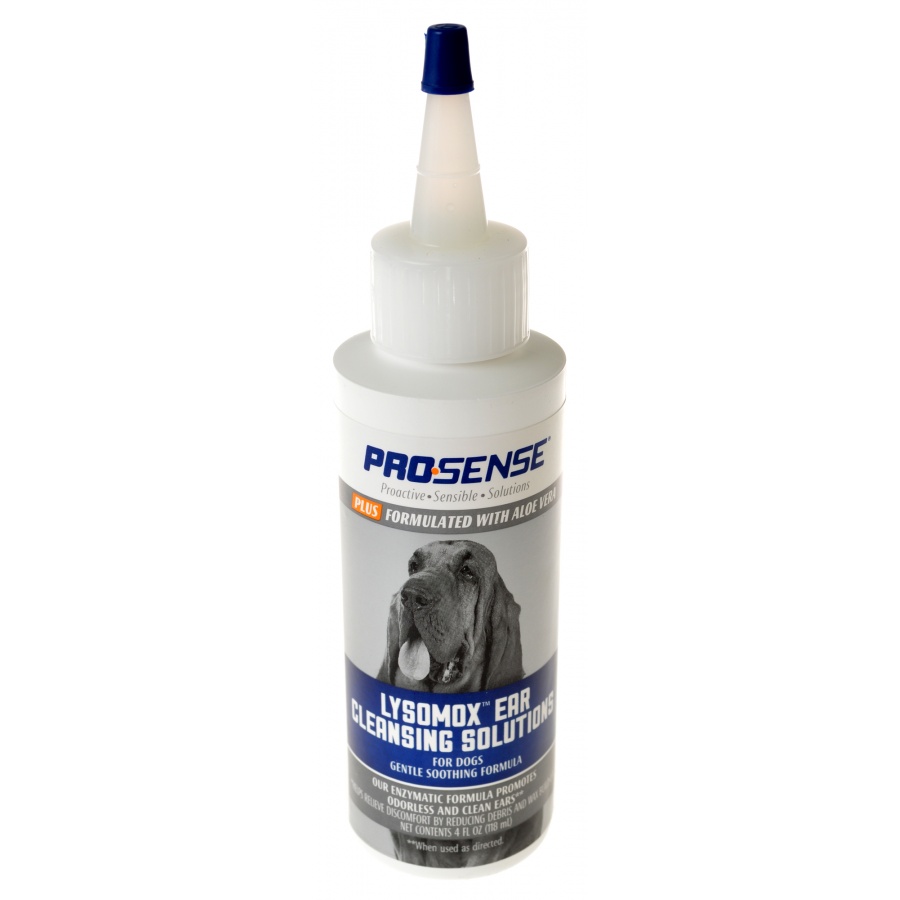Pro-Sense Plus Lysomox Ear Cleansing Solutions for Dogs - 4 oz