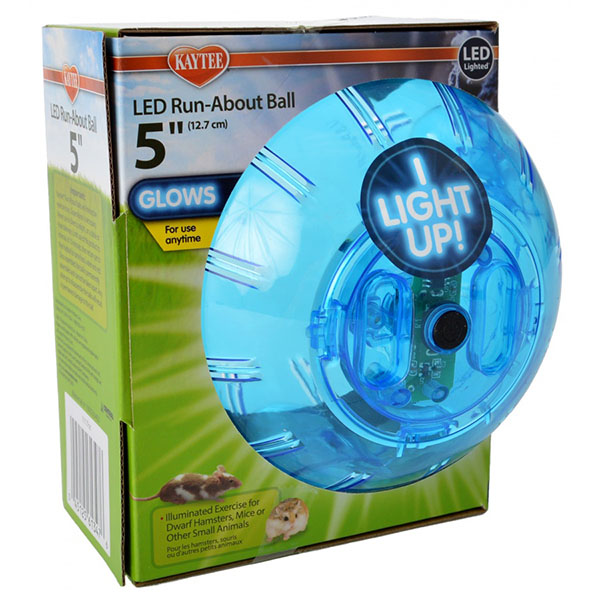 Kaytee LED Run-About Ball - 5 in.  Diameter