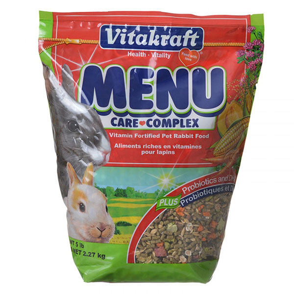 Vitakraft Menu Care Complex Rabbit Food - 5 lbs