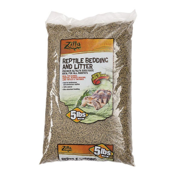 Zilla Reptile Bedding and Litter - Alfalfa Substrate - 5 lbs