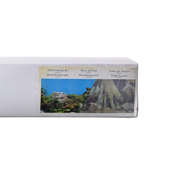 Blue Ribbon Freshwater Rock and Tree Trunks Double Sided Aquarium Background - 50 in. Long x 19 in. High