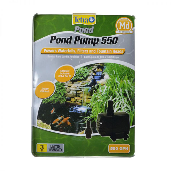 Tetra Pond Pond Pump - 550 GPH - For Ponds 250-500 Gallons