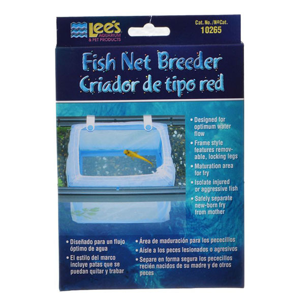 Lees Fish Net Breeder - 6.75 in. L x 4.75 in. W x 5.25 in. H - 2 Pieces