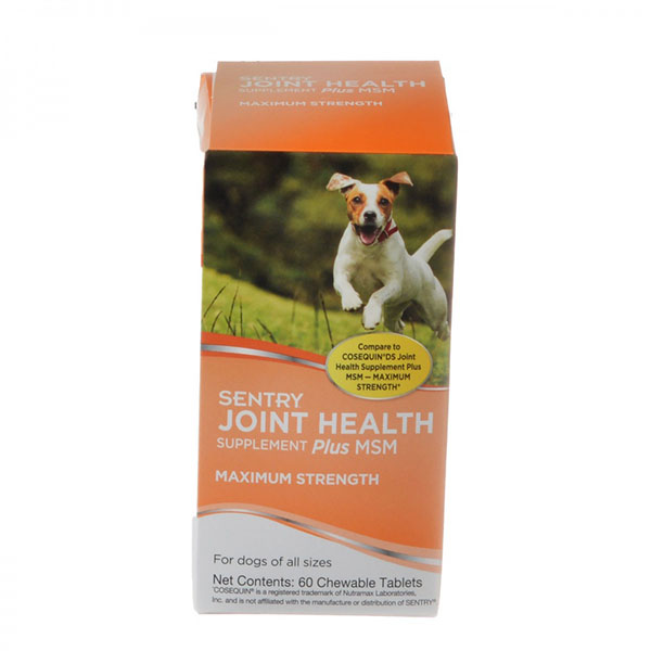 Sentry Joint Health Supplement - Maximum Strength - 60 Chewable Tablets