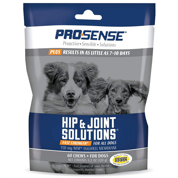 Pro-Sense Plus Fast Strength Hip & Joint Solutions for Dogs - 60 Chews - 4.2 oz