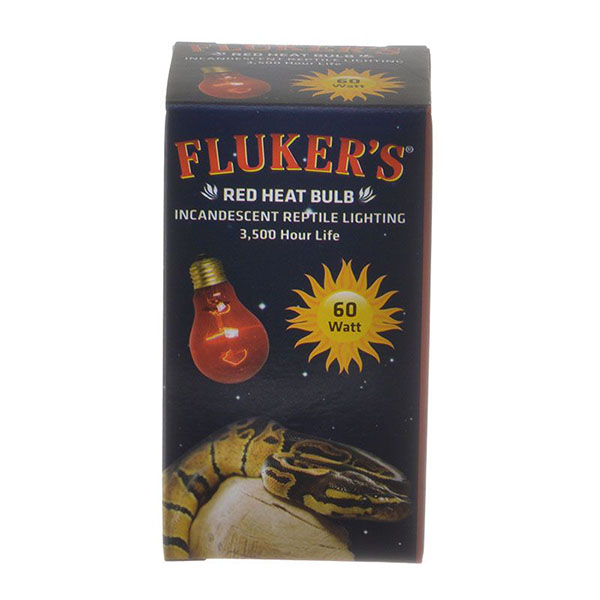 Flukers Red Heat Incandescent Bulb - 60 Watt - 2 Pieces
