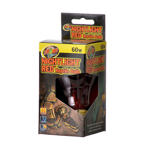 Zoo Med Nightlight Red Reptile Bulb - 60 Watts - 2 Pieces