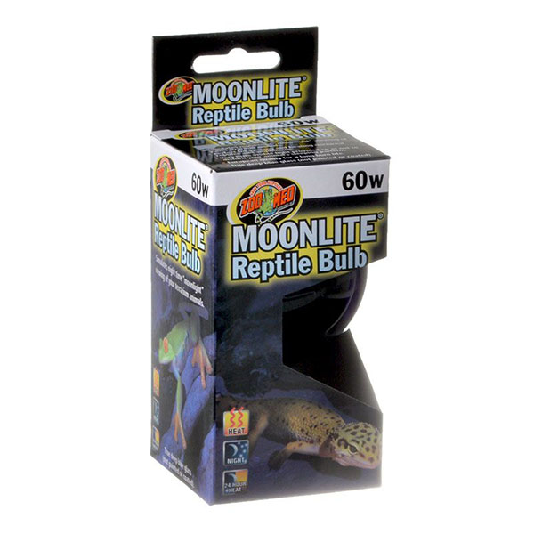 Zoo Med Moonlight Reptile Bulb - 60 Watts - 2 Pieces