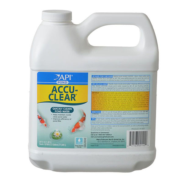 Pond Care Ac cu-Clear Pond - 64 oz - Treats 19,200 Gallons