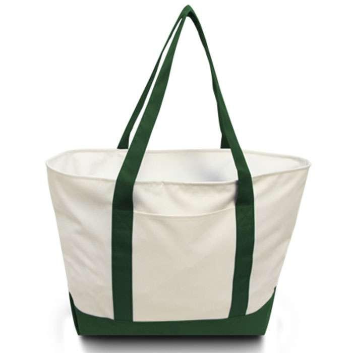 Giant Zipper Boat Tote Bag