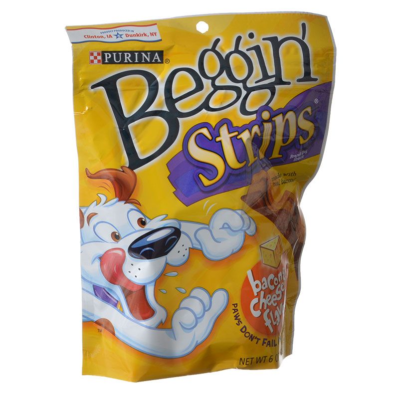 Purina Beggin' Strips Dog Treats - Bacon and Cheese Flavor - 6 oz