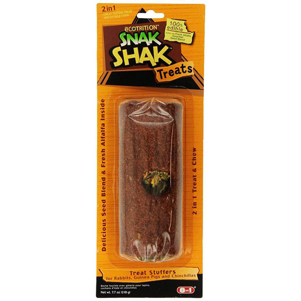 Ecotrition Snak Shak Treat - Rabbit and Guinea Pig - 7.7 oz - 2 Pieces