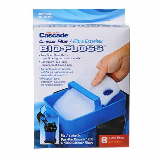 Cascade Canister Filter Bio-Floss - 700 and 1000 Bio Floss - 6 Pack