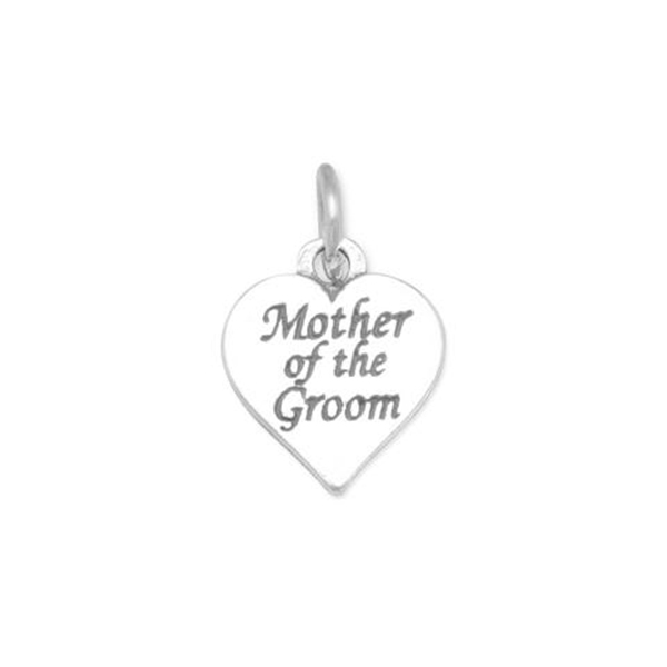 Oxidized Mother of the Groom Charm