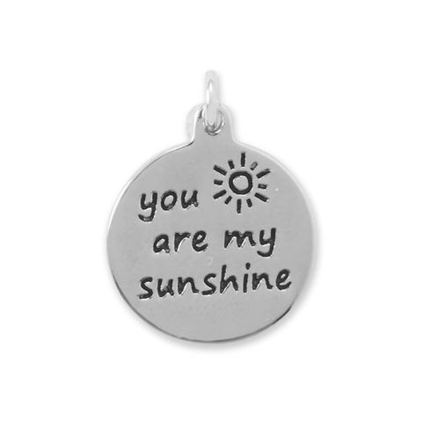 Oxidized - You Are My Sunshine - Charm