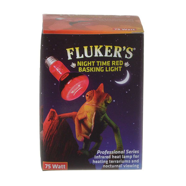 Flukers Professional Series Nighttime Red Basking Light - 75 Watt