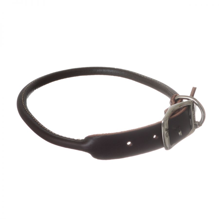 Circle T Latigo Leather Round Collar - 22 Long x 1 Wide
