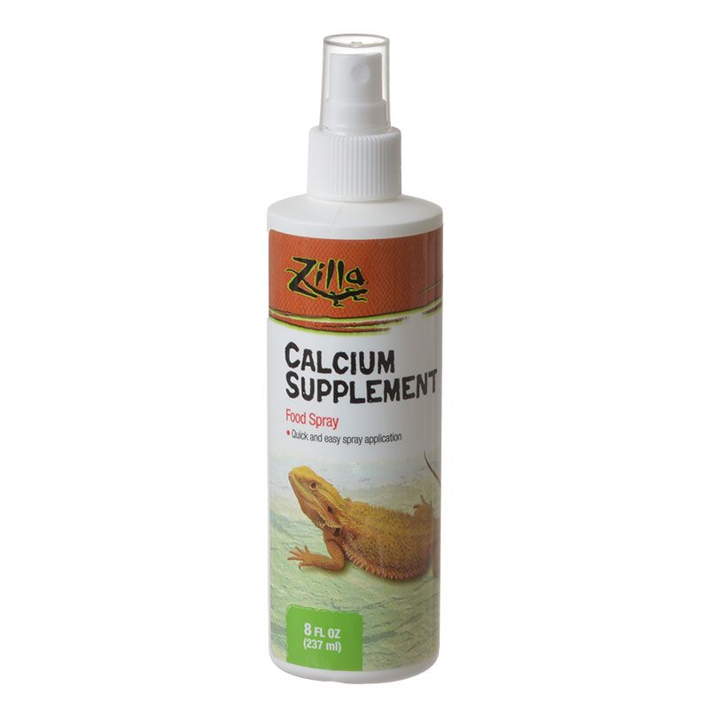 Zilla Calcium Supplement Food Spray - 8 oz - 2 Pieces