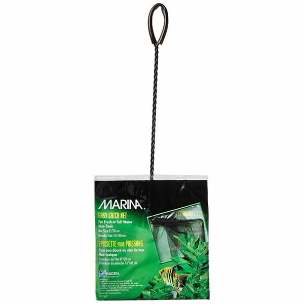 Marina Easy Catch Net - 8 in. Wide Net with 16 in. Long Handle - 5 Pieces