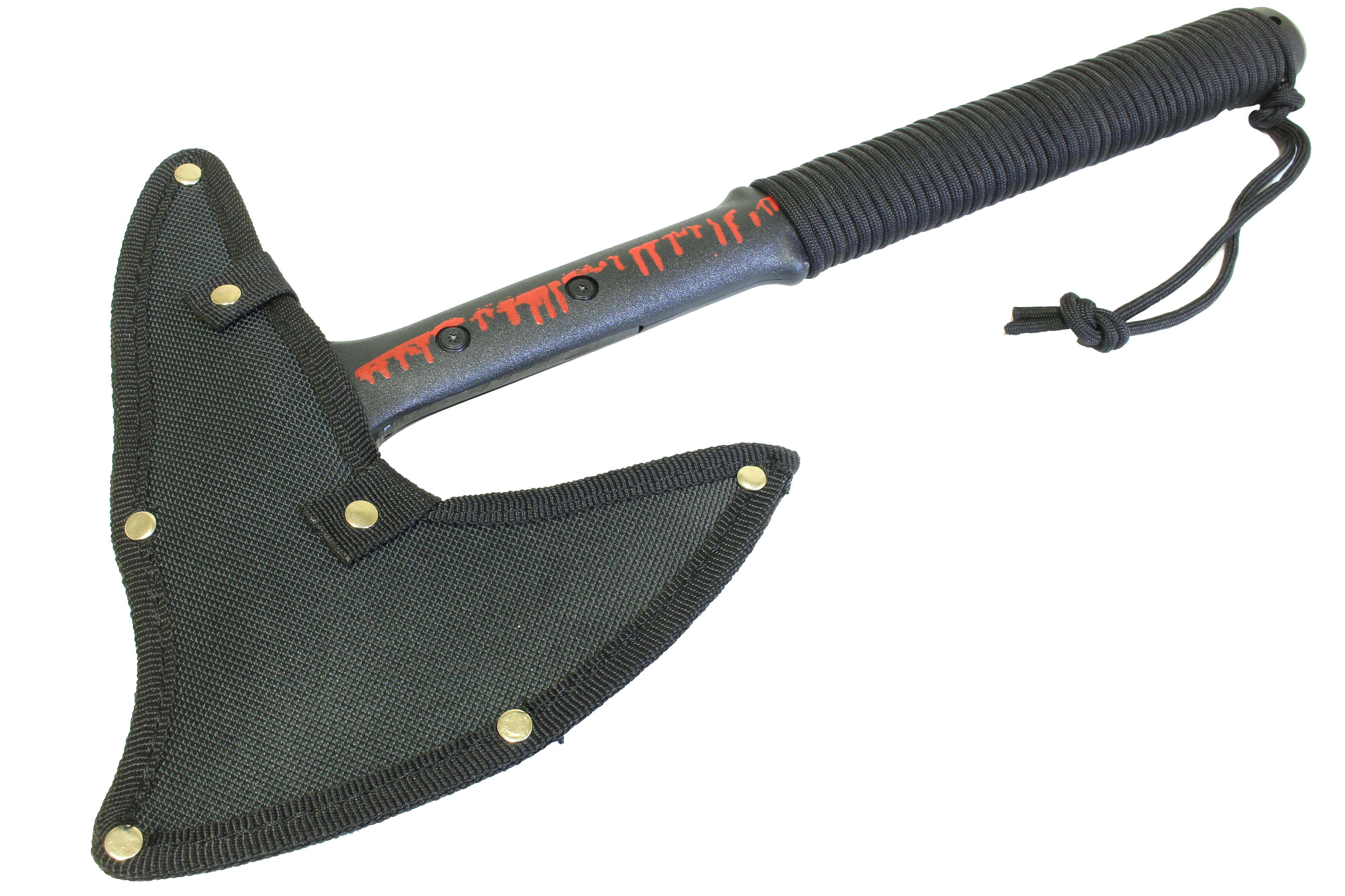 16 in. Hunt-Down Tactical Axe with Black Blade