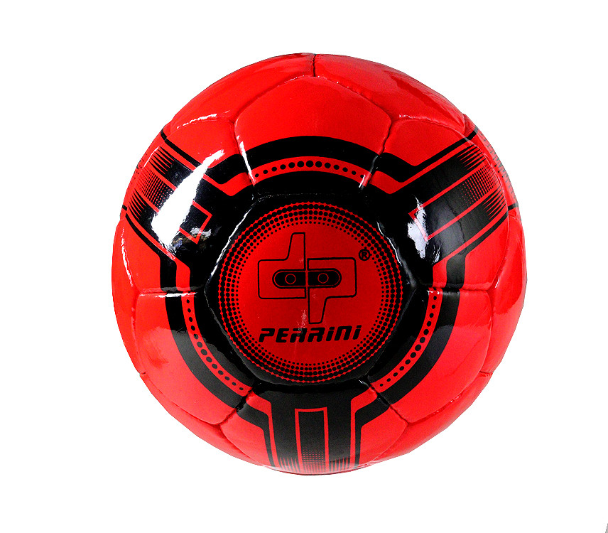 Perrini Indoor Outdoor Sports Red & Black Soccer Ball Futsal Official Size 4