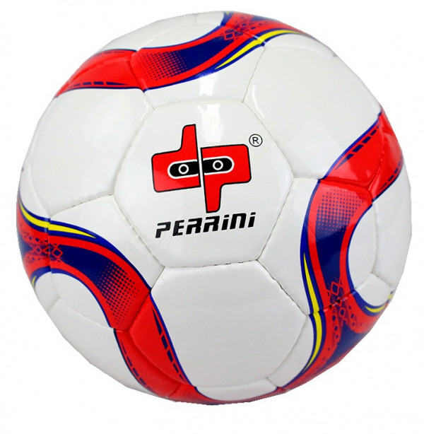 Perrini Official Size 5 Soccer Ball Red and Blue