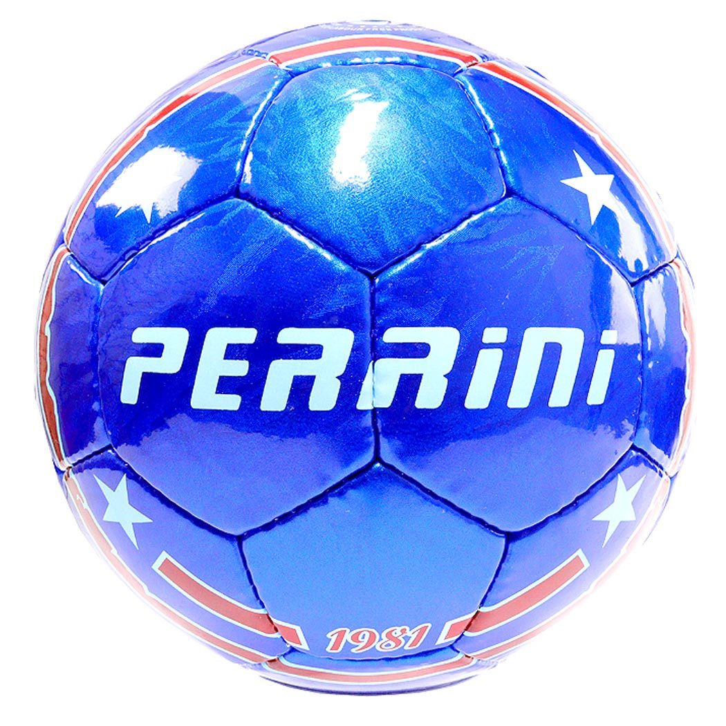 Perrini Indoor Outdoor Sports Blue with White Stars Soccer Ball Size 5