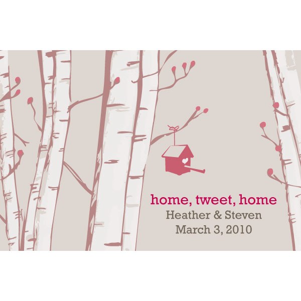 Home Tweet Home Favor Cards