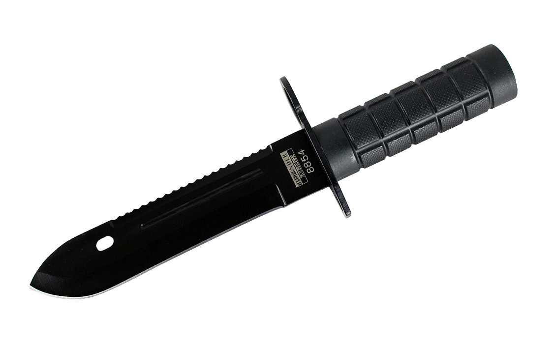 8.5 in. Defender-Xtreme Mini Survival Bayonet Knife Serrated w/ Sheath Fire Starter