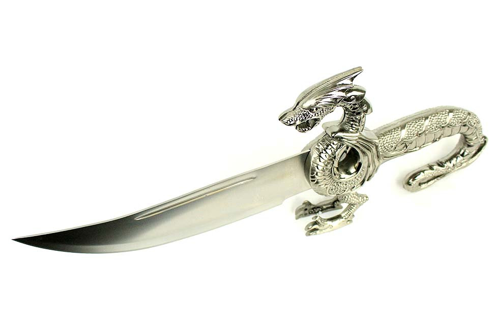 17 in. Collectible Fantasy Red Dragon Dagger
